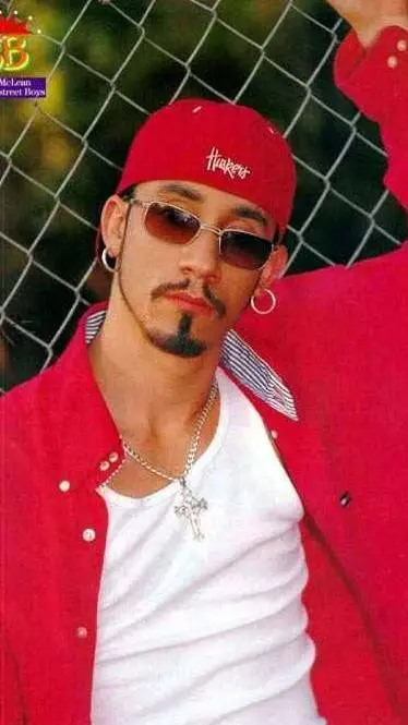 ai character: AJ MCLEAN  background