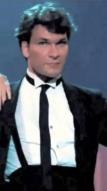 ai character: PATRICK SWAYZE  background