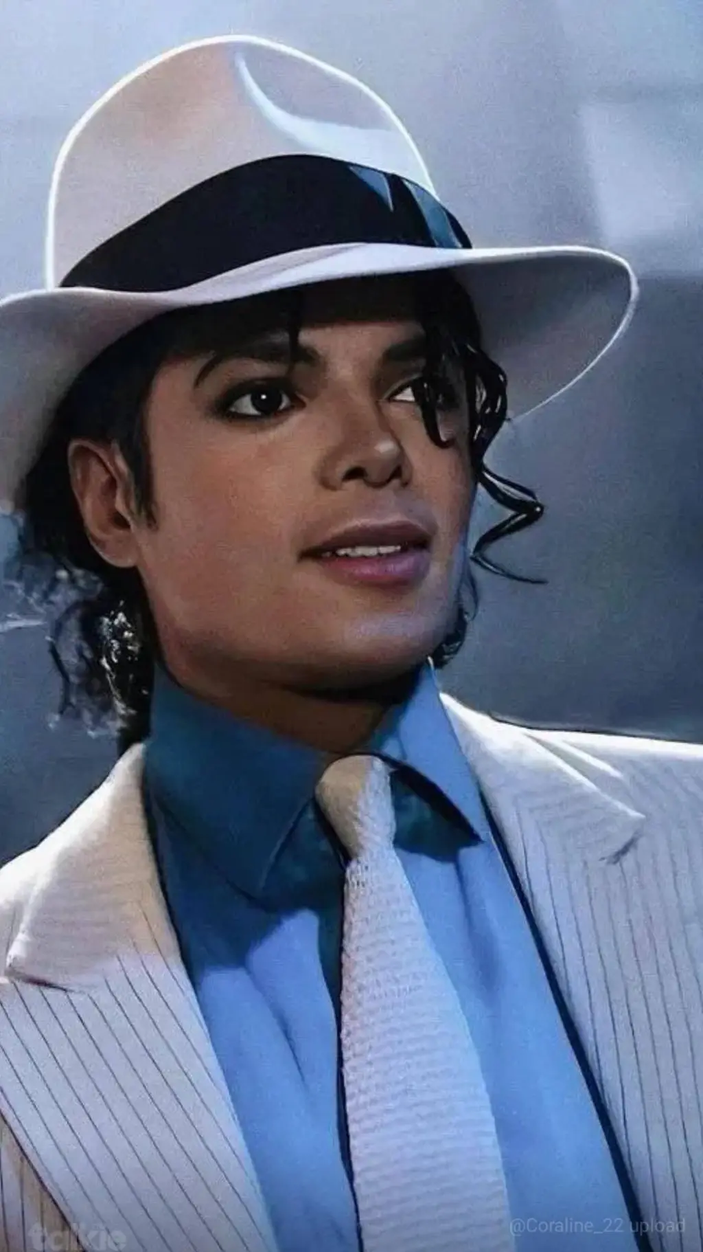 ai character: MICHAEL JACKSON background