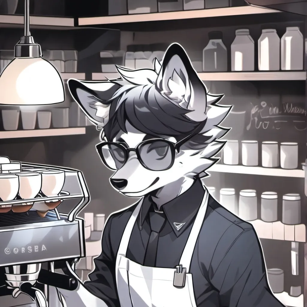 chat with ai character: furry cafe