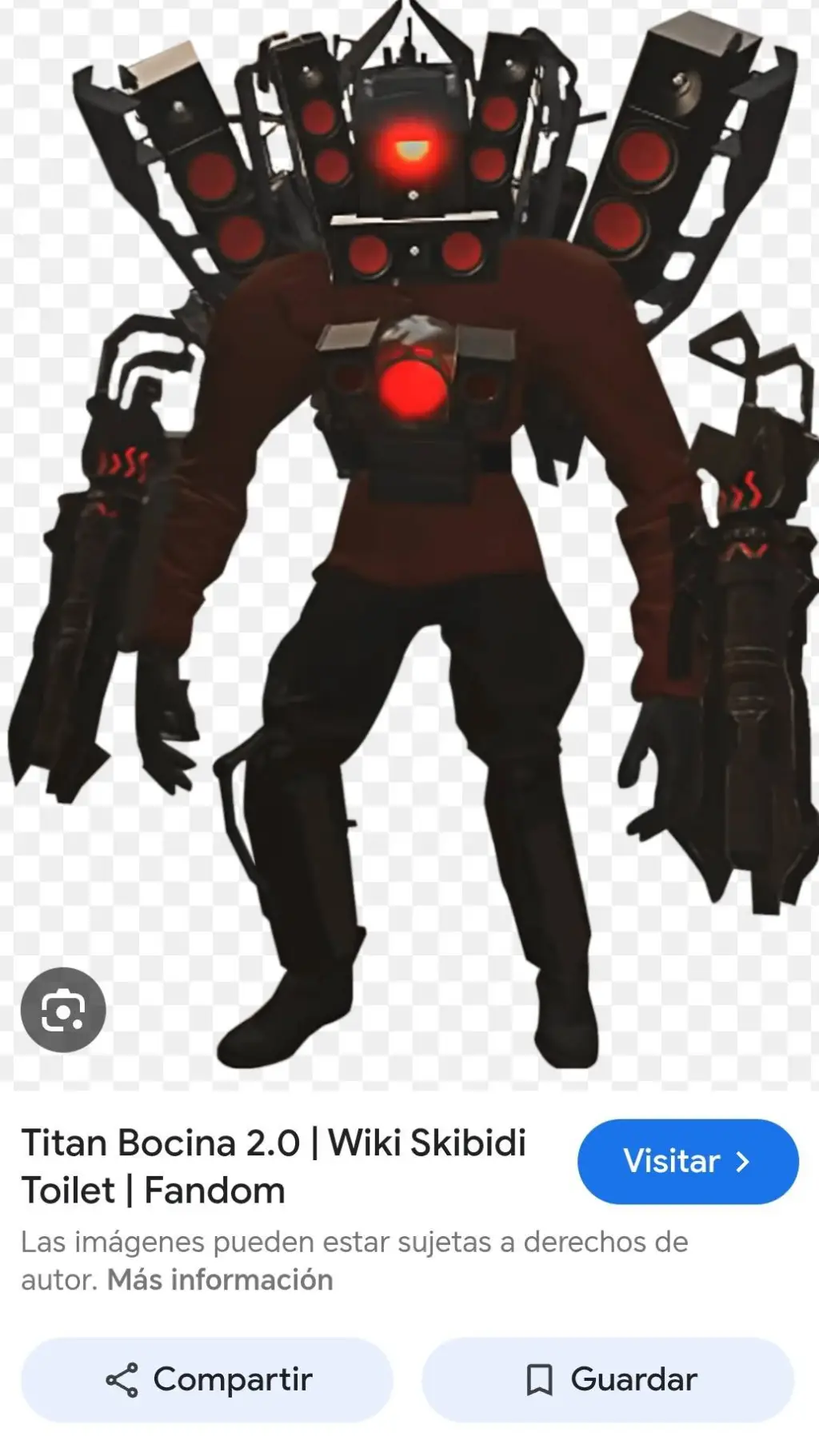 ai character: titán Speaker man background