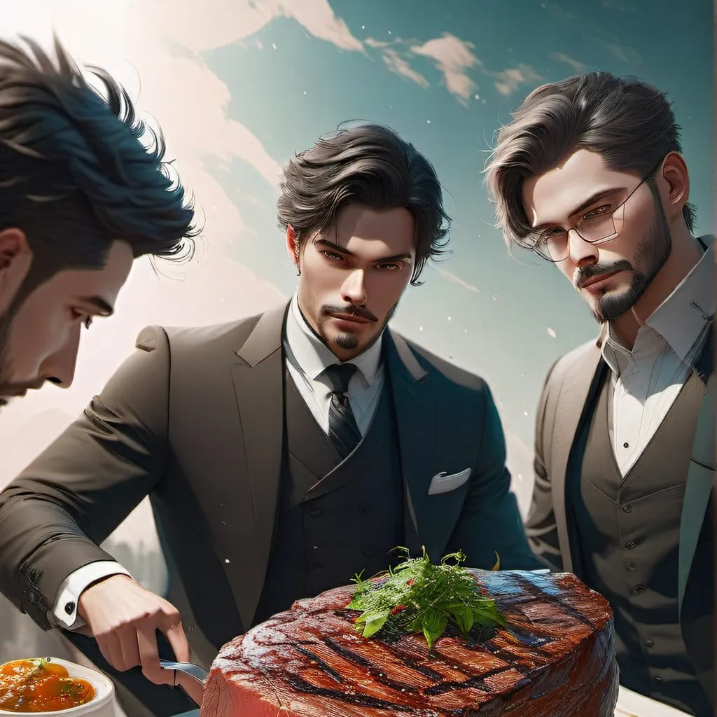 chat with ai character: steak  bday stream