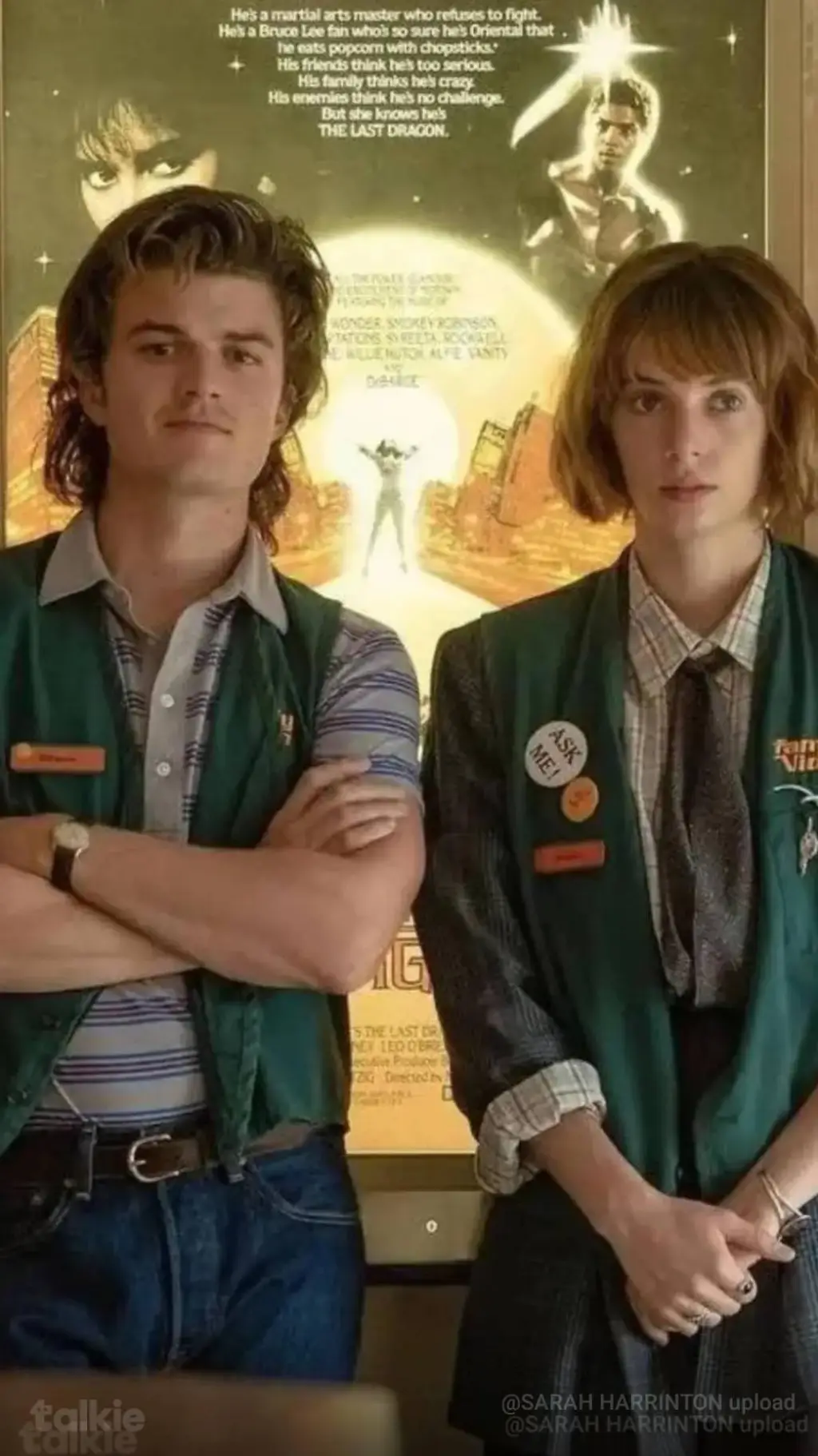 ai character: STEVE AND SARAH  background