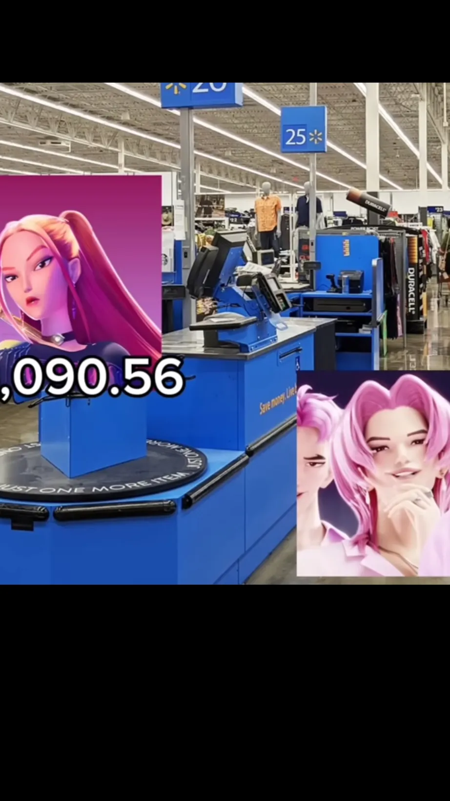 ai character: Kpd Walmart background