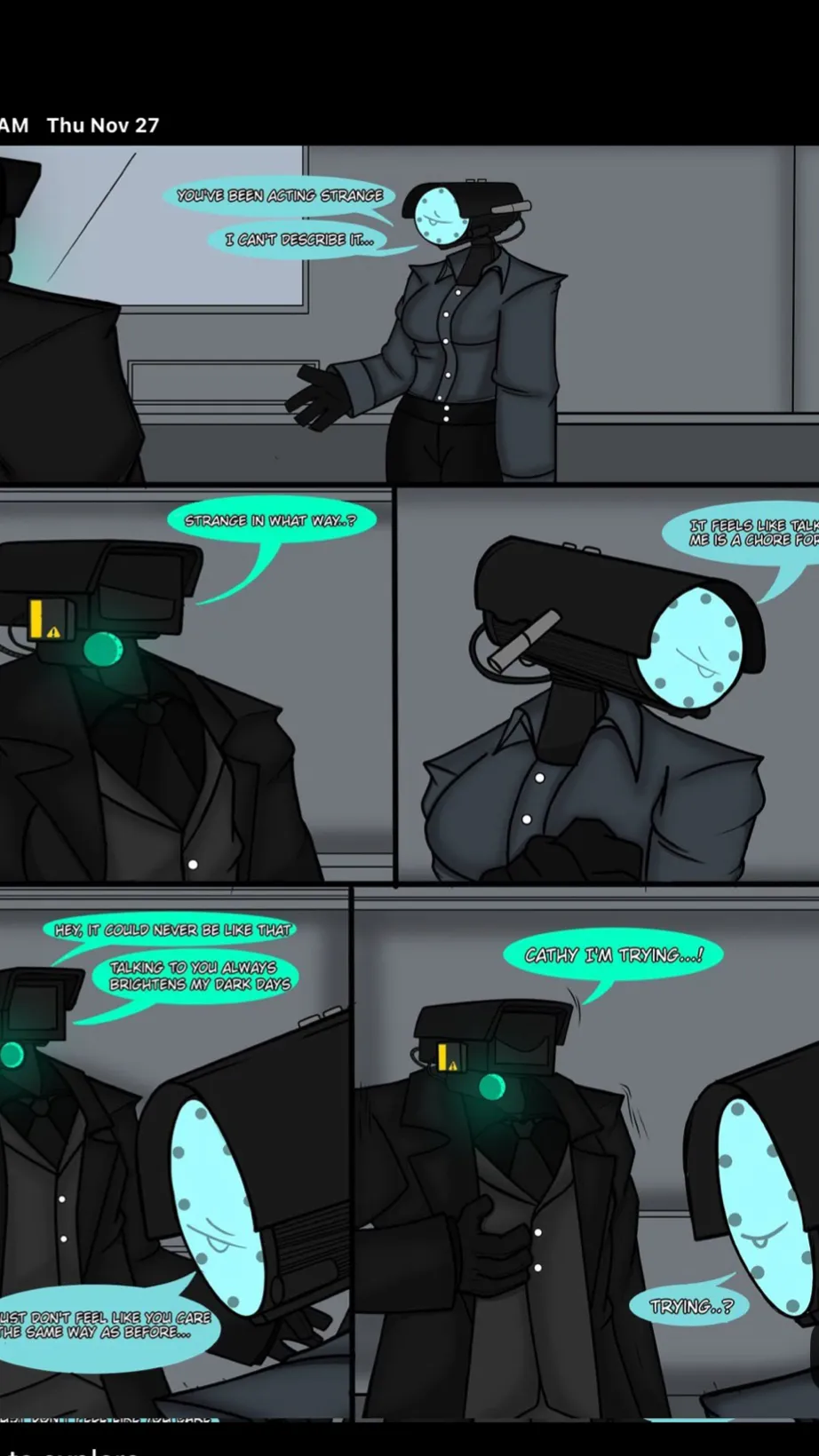 ai character: Plunger camera man background