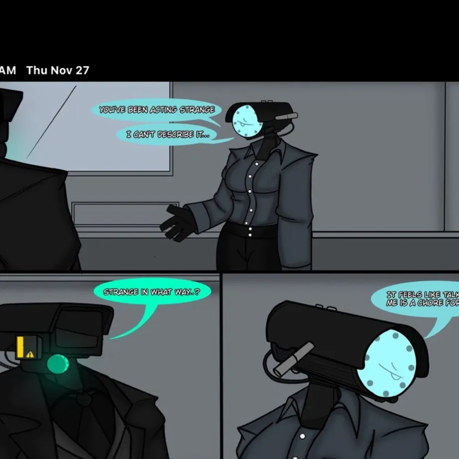 chat with ai character: Plunger camera man