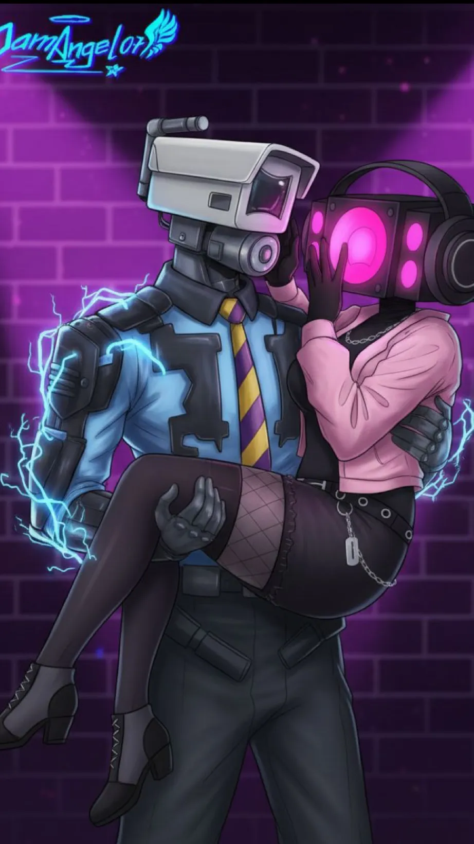 ai character: Brown cameraman background