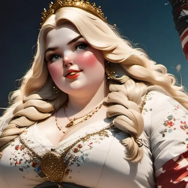 chat with ai character: the fat queen