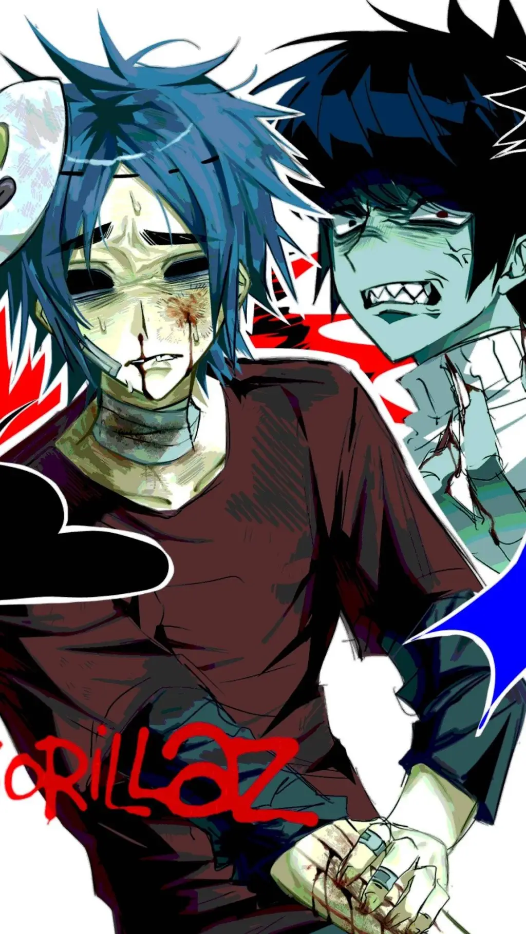 ai character: the Gorillaz background