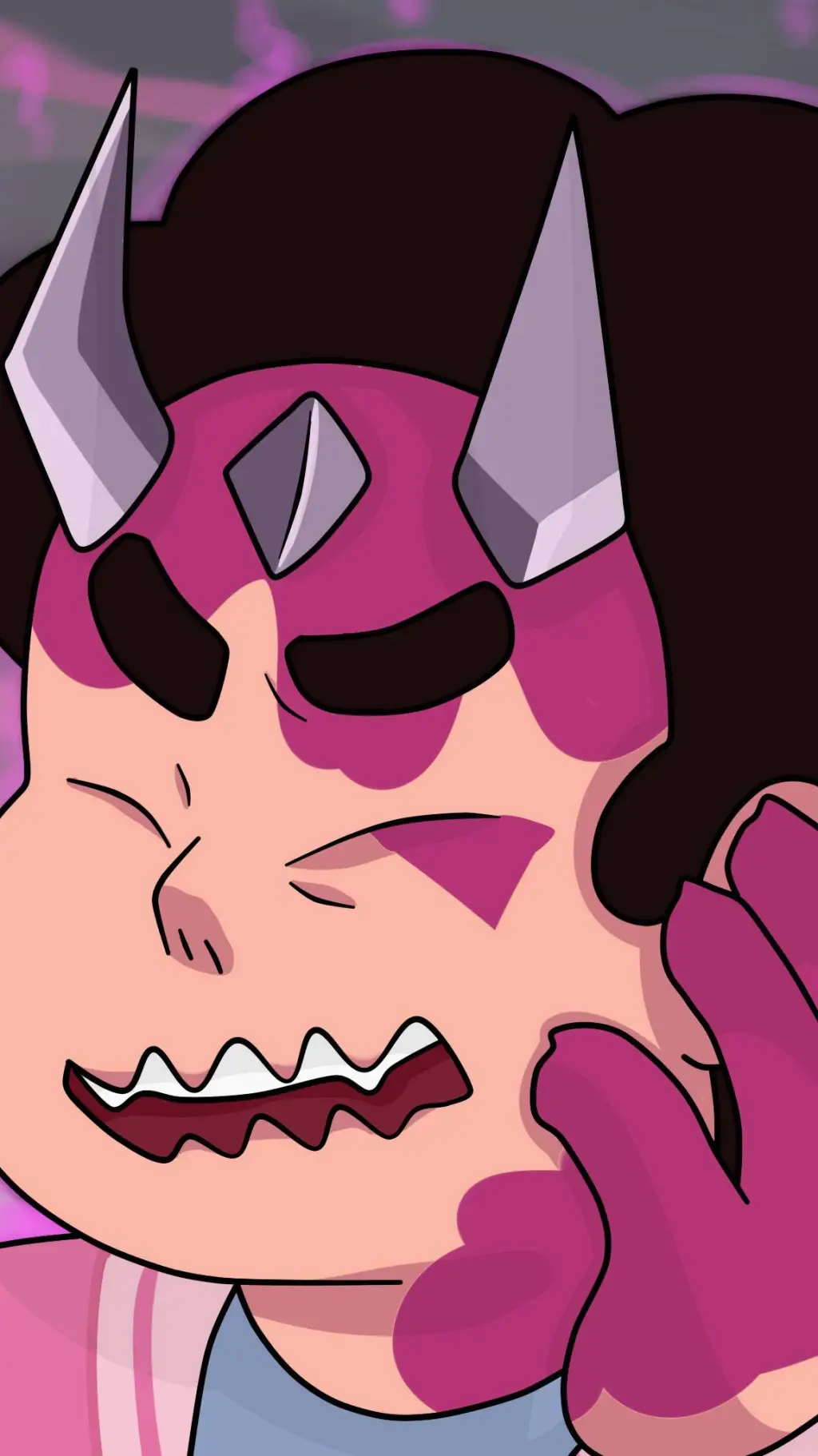 ai character: corrupted Steven background
