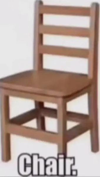 ai character: Chair. background