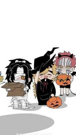 ai character: lunas pequeñas background