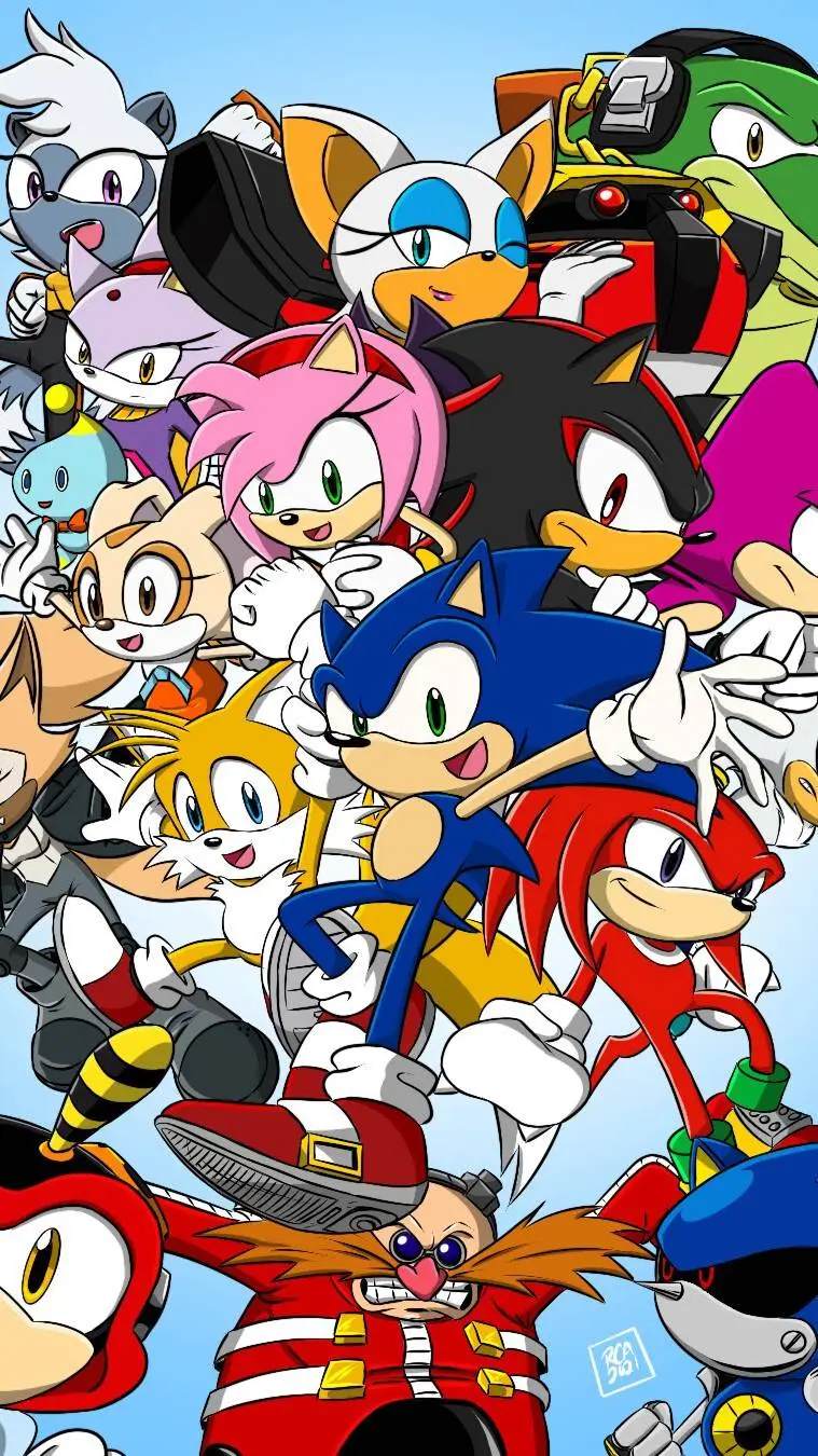ai character: Sonic gang  background