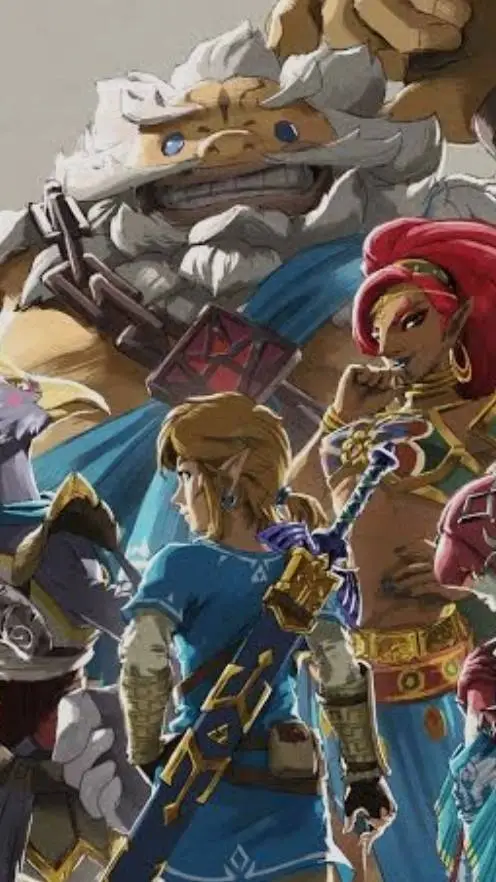 ai character: botw champions background