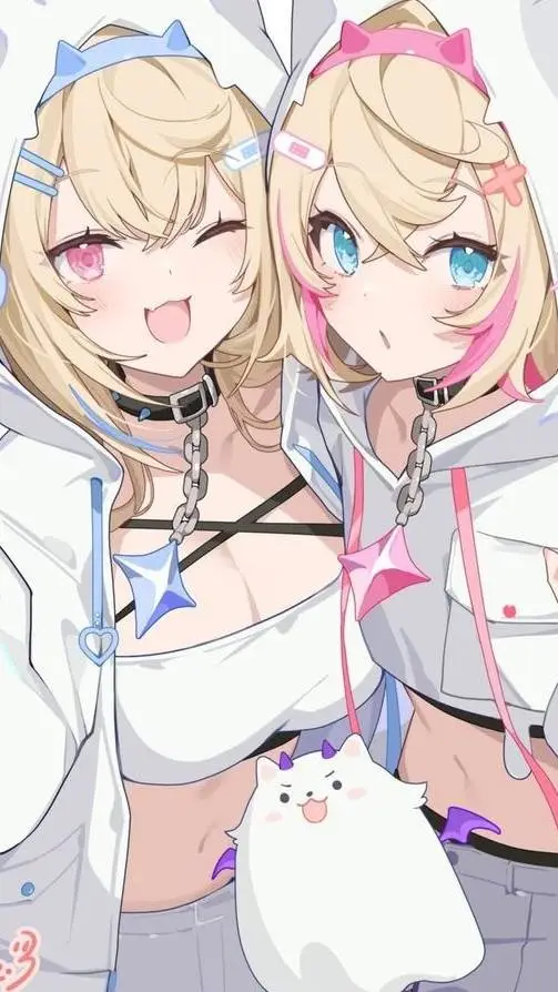 ai character: fuwamoco background