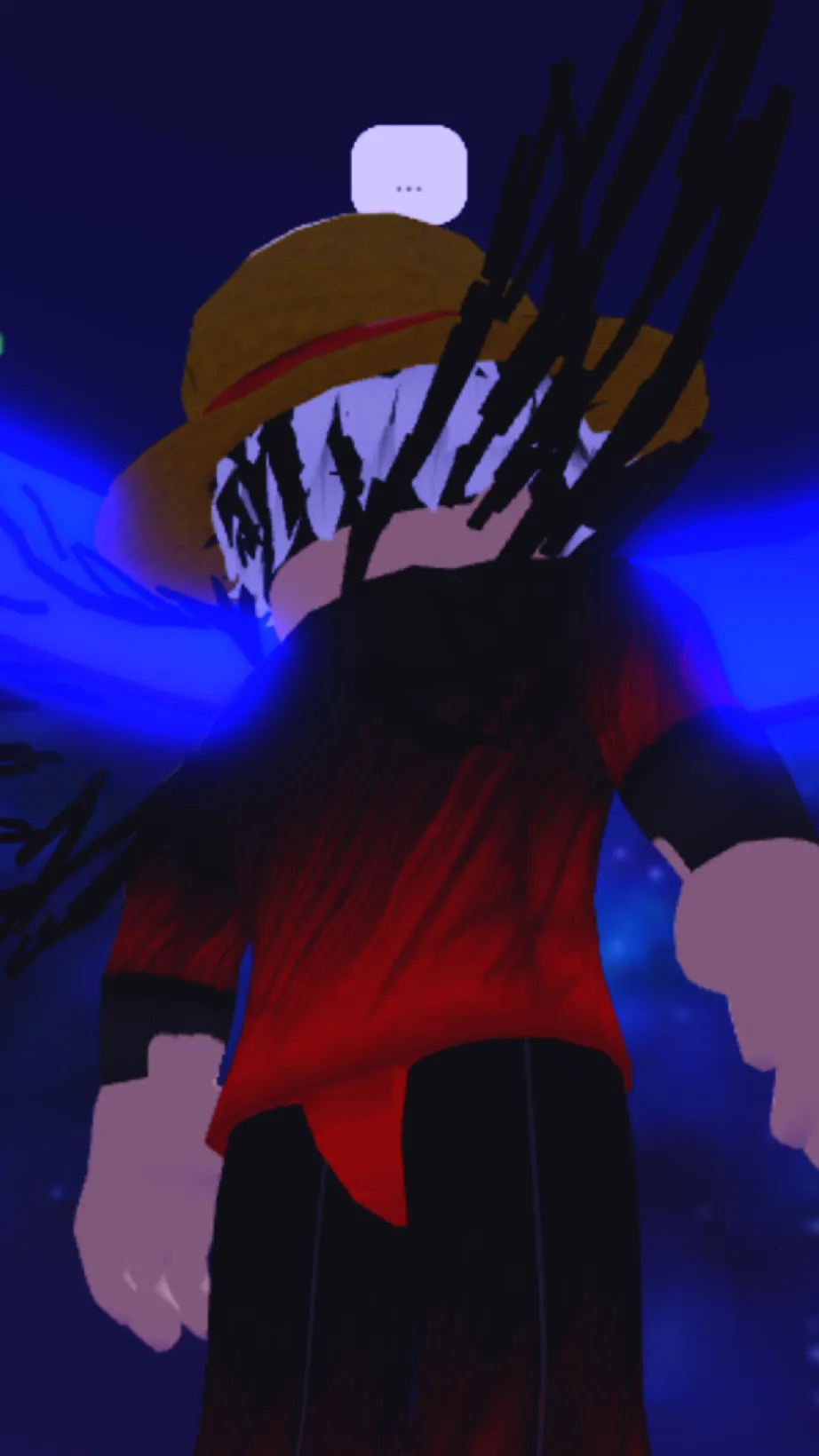 ai character: Mystery_red background