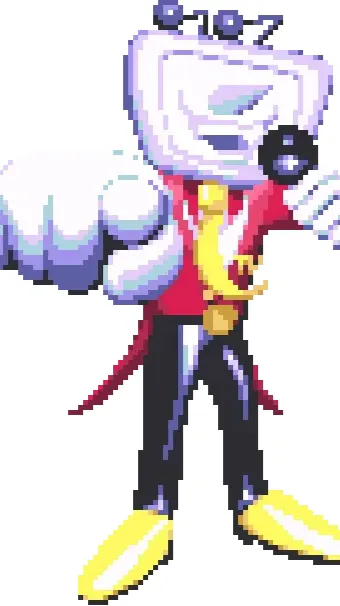 ai character: Mr (ant) tenna background