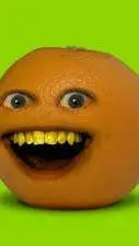 ai character: Annoying Orange background