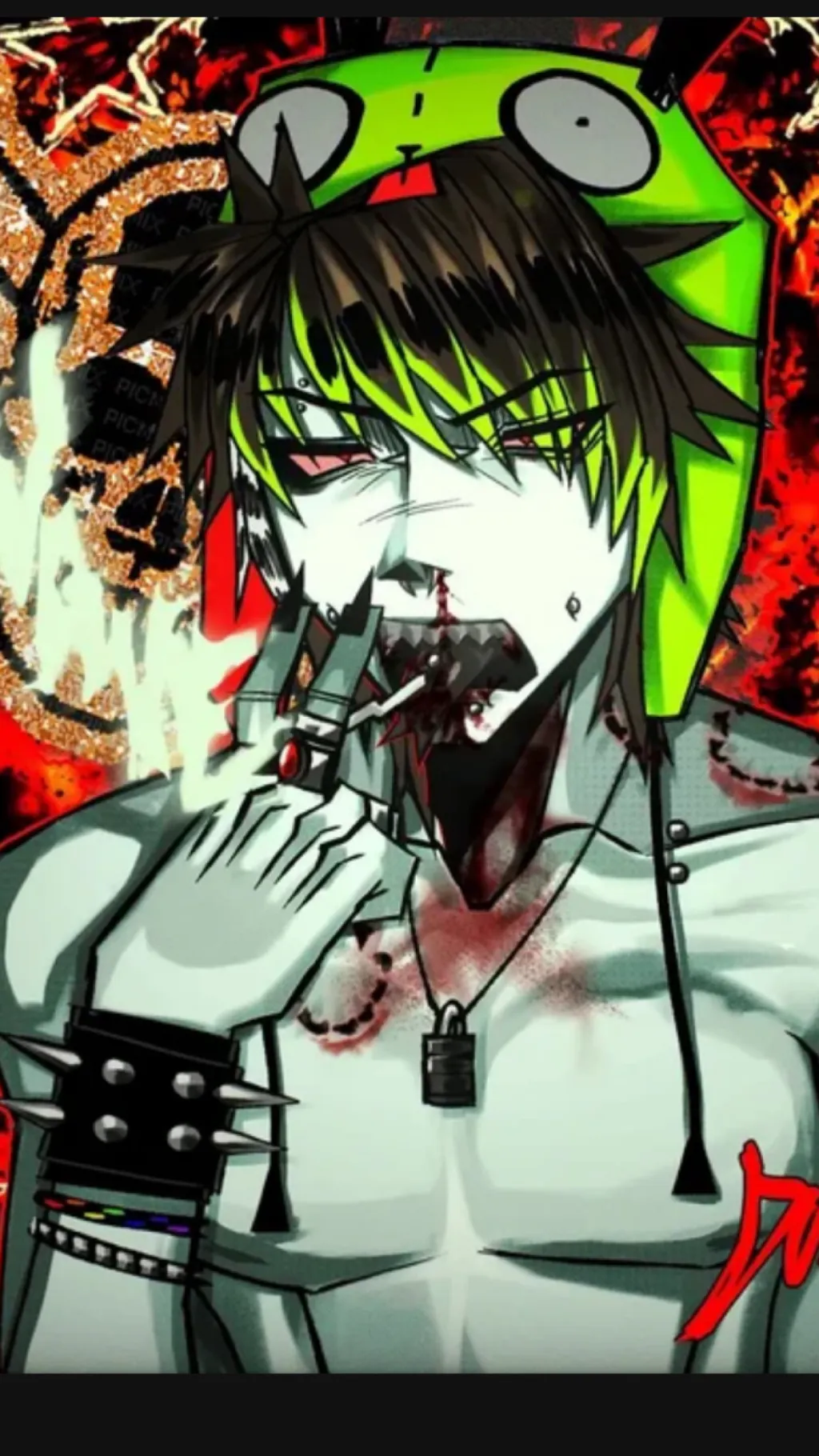ai character: Blood background