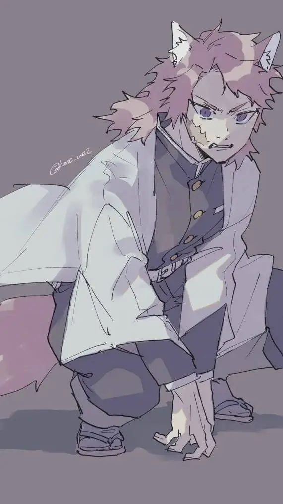 ai character: wolf-sabito background