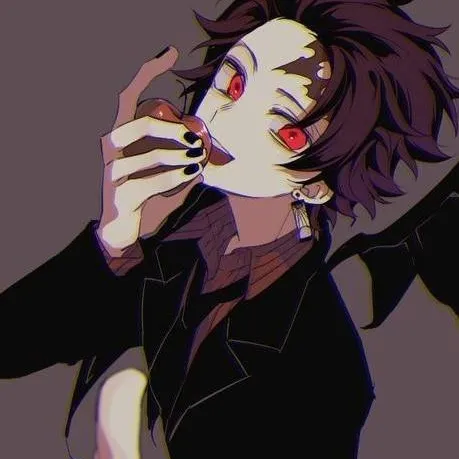 chat with ai character: vampire tanjiro 