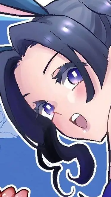 ai character: bunny Aoi  background