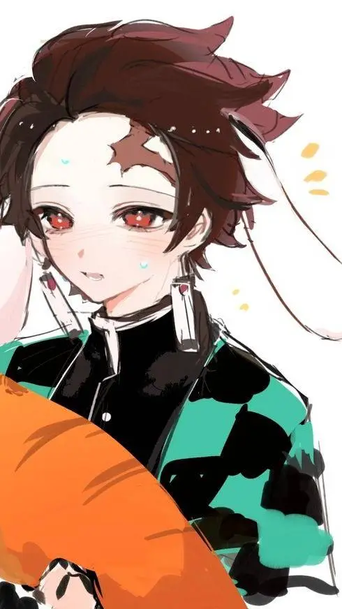 ai character: bunny tanjiro  background