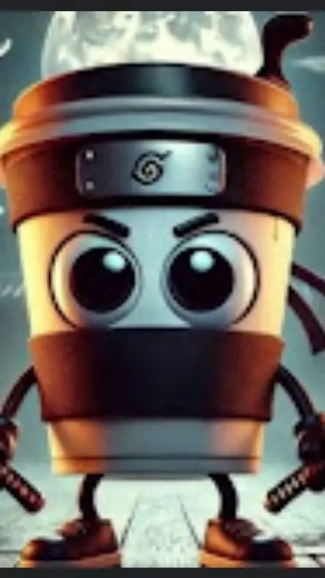 ai character: cappuccino acido  background