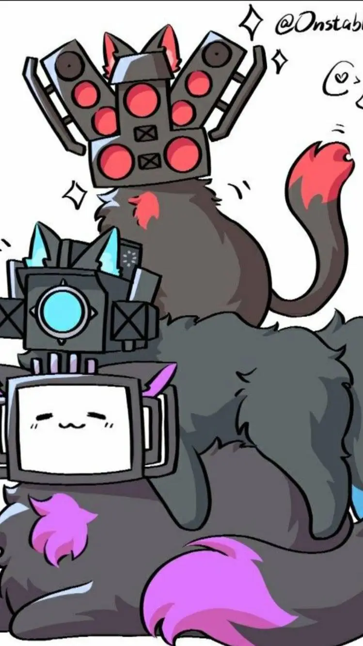 ai character: Kitty Titan trio  background