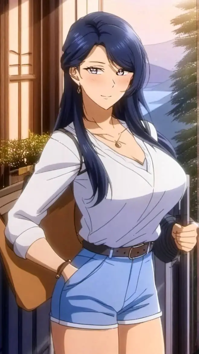 ai character: Kaori miyanaka background