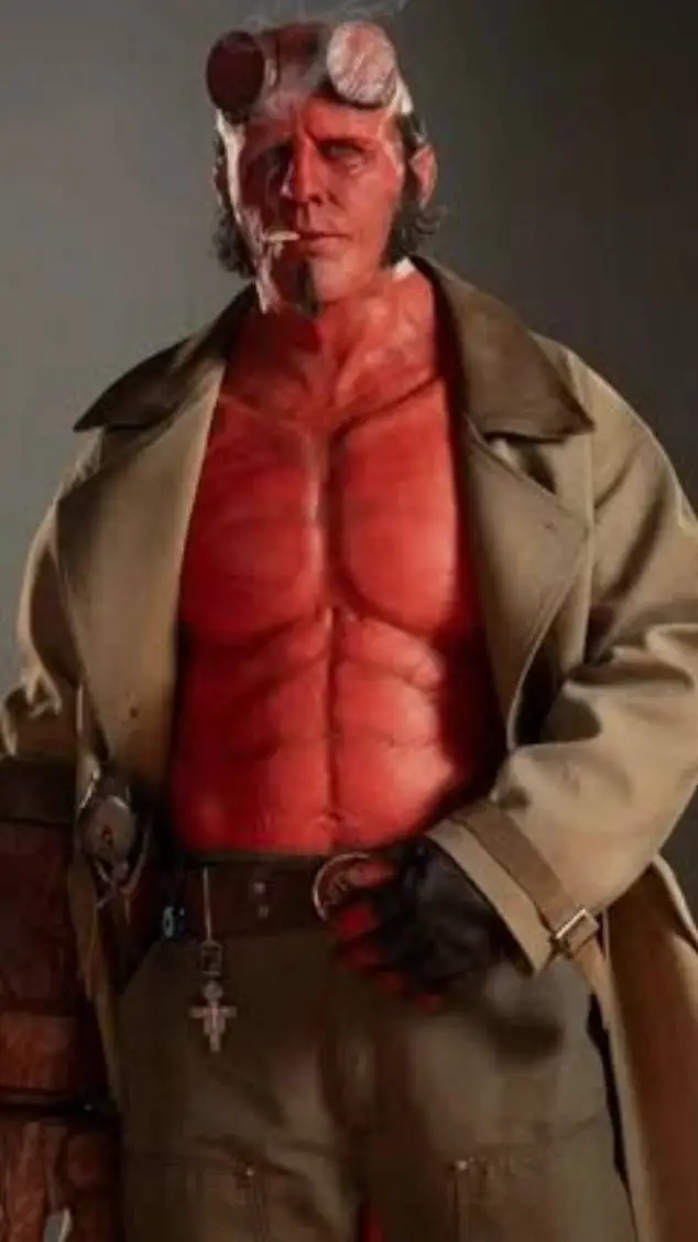 ai character: hellboy background