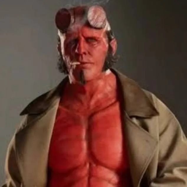 chat with ai character: hellboy