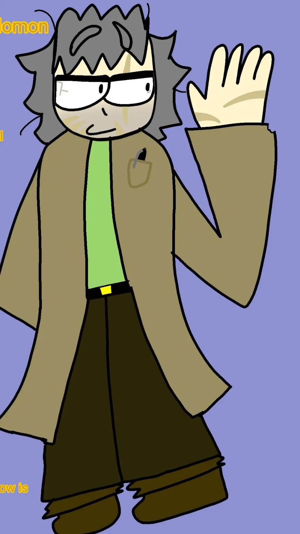 ai character: William Solomon  background