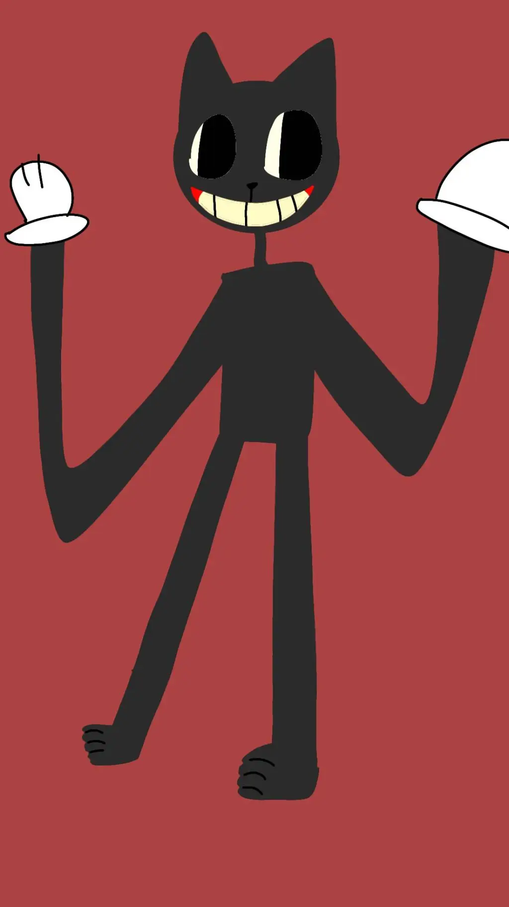 ai character: cartoon cat background
