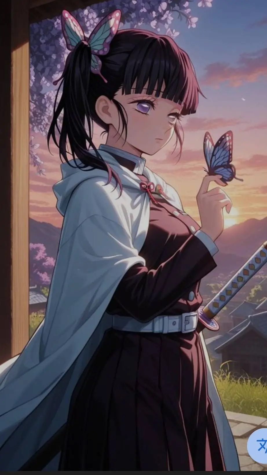 ai character: Kanao Tsuyuri background