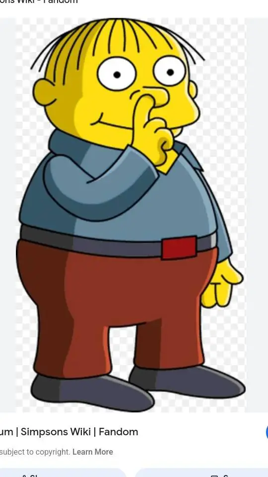 ai character: ralph wiggum background