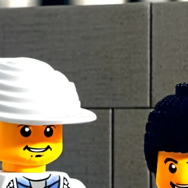 chat with ai character: lego city