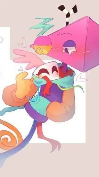 ai character: Gangle x Zooble  background