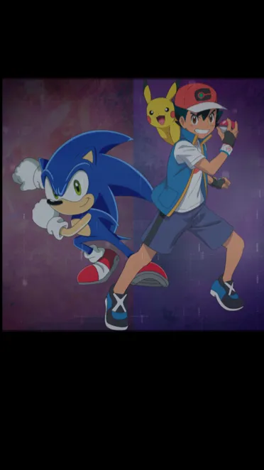 ai character: Sonic,Pokemon,Aph background