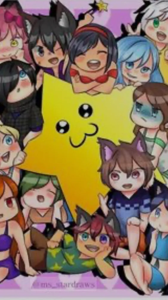 ai character: Aphmau Crew background