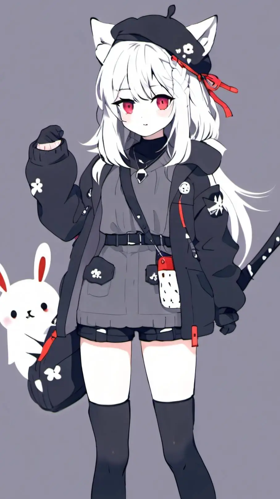 ai character: assassin girl background