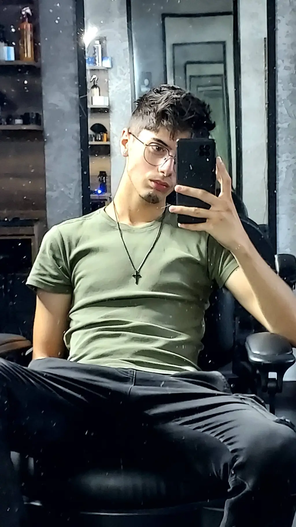 ai character: Barber background