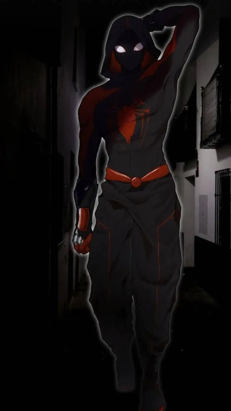 ai character: Erick (spiderman)  background