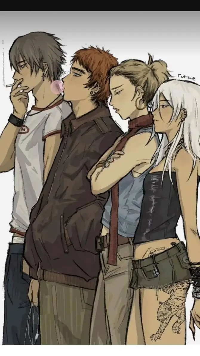 ai character: Nate, Ollie, Alexi background