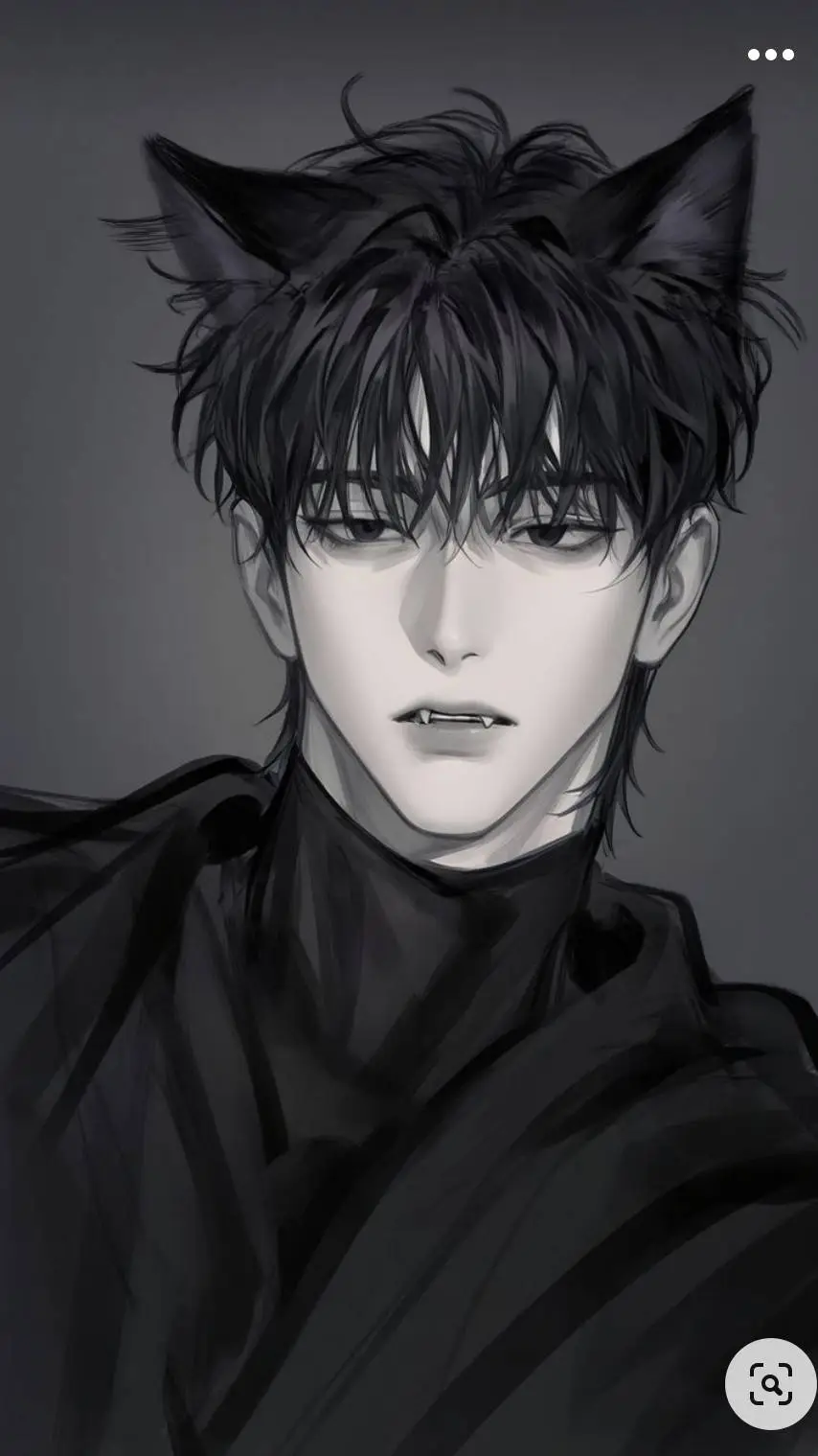 ai character: Black n White background