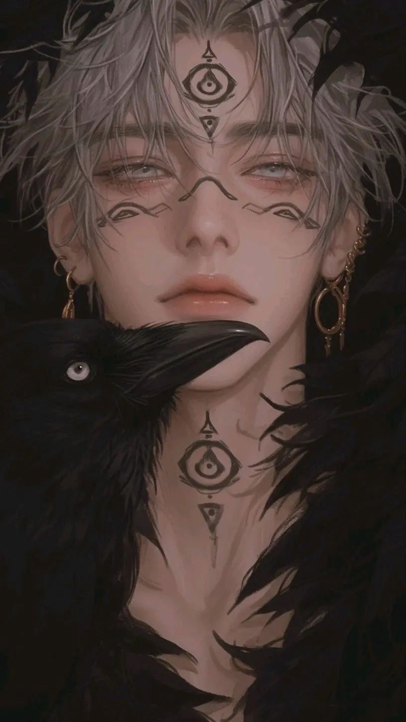 ai character: Gabriel👑🐦‍⬛ background