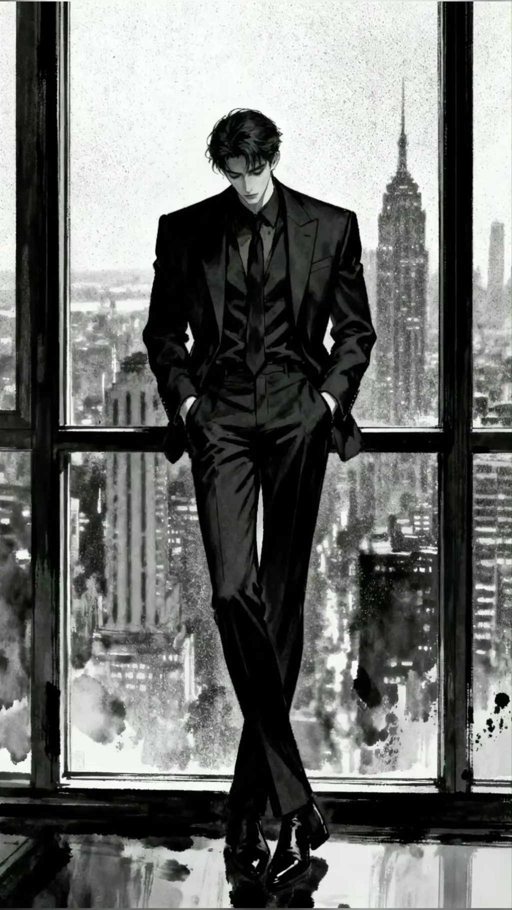 ai character: Your Father🌑✨ background