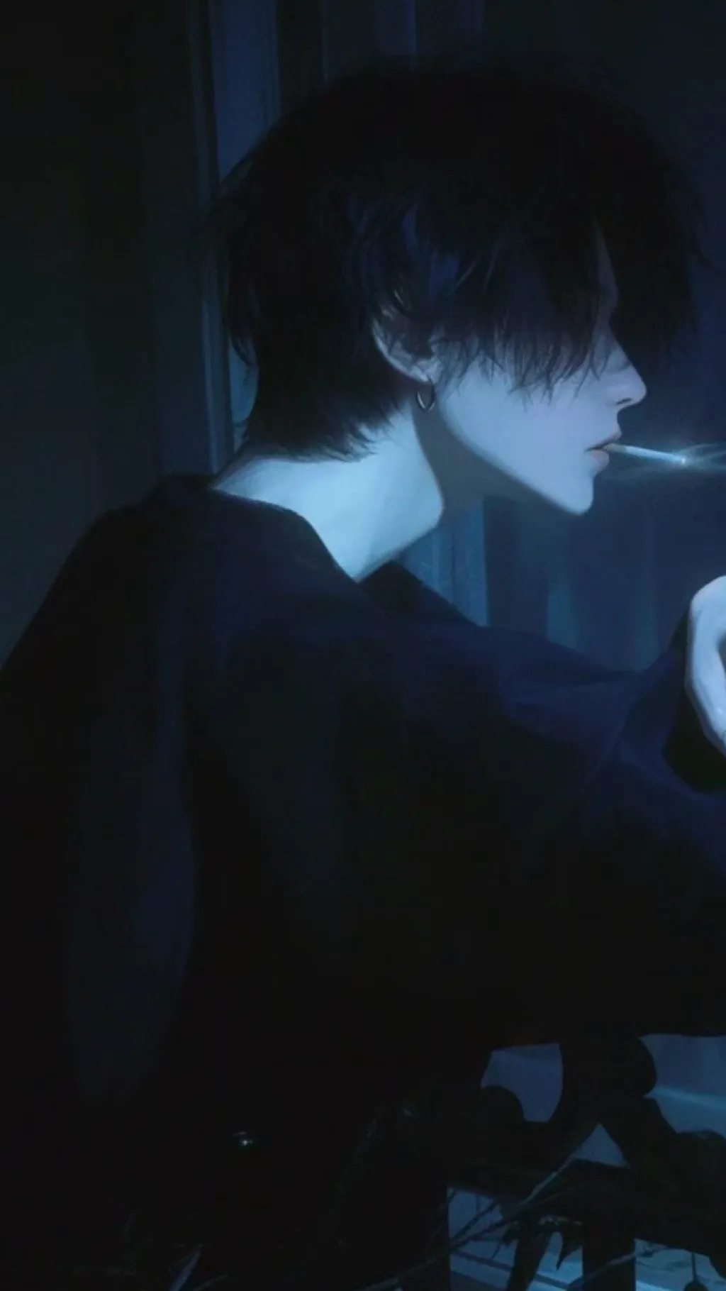 ai character: Silas𖤍 background