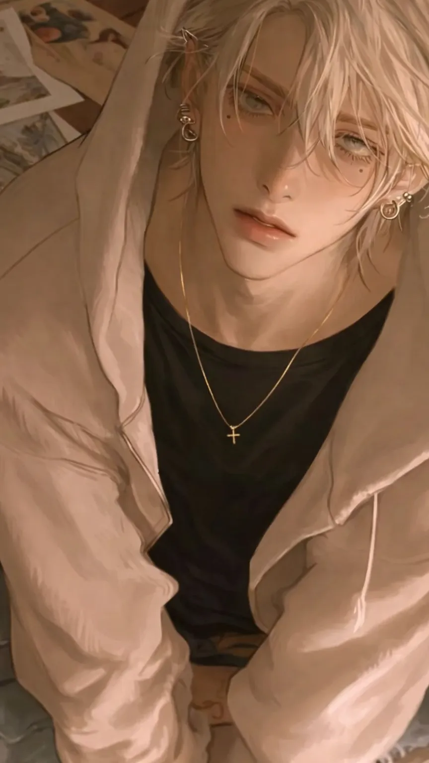 ai character: Maxi👻🐤🤍 background