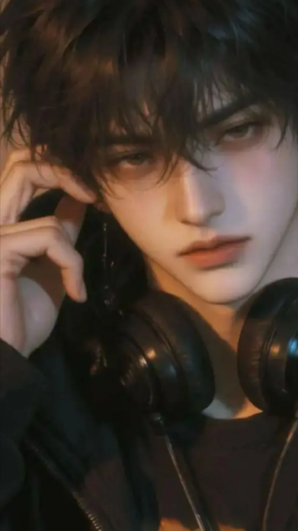 ai character: Kai🖤🐧 background